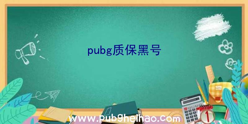 pubg质保黑号