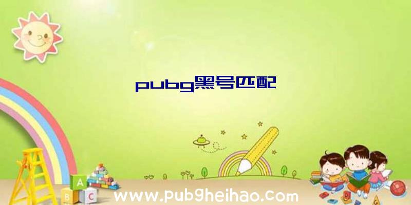 pubg黑号匹配