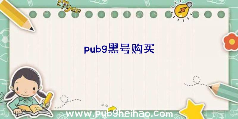 pubg黑号购买