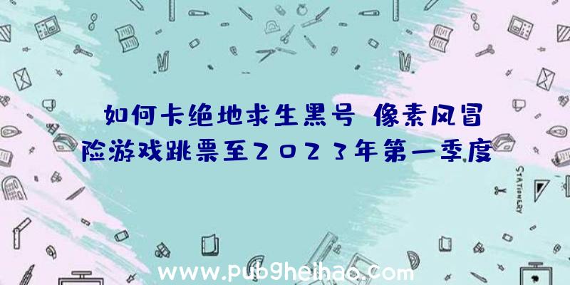 《如何卡绝地求生黑号》像素风冒险游戏跳票至2023年第一季度