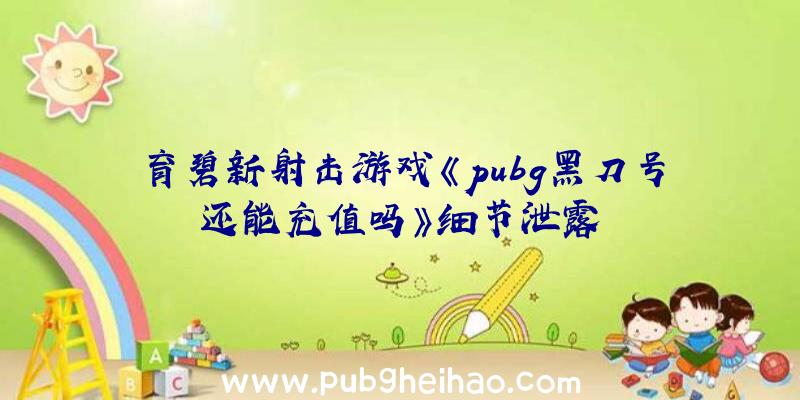 育碧新射击游戏《pubg黑刀号还能充值吗》细节泄露