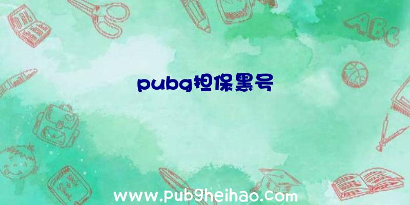 pubg担保黑号